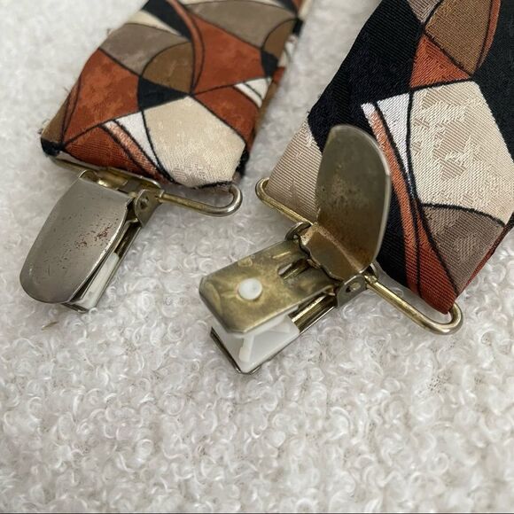 Vintage 90s Emilio Ponti Tie Suspenders Set - Picture 5 of 7
